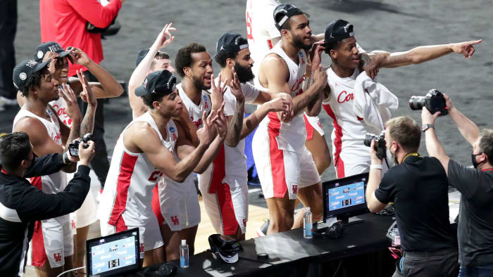 Houston celebrates its Final Four berth